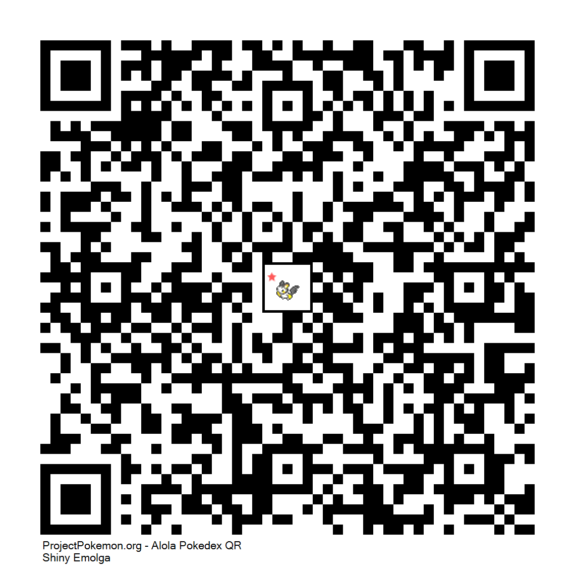 Cdigo QR de Emolga variocolor